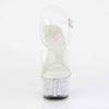 Pleaser - ASPIRE608RSI Sandale à bride à la cheville, Pole dance chaussures - Transparent Product image